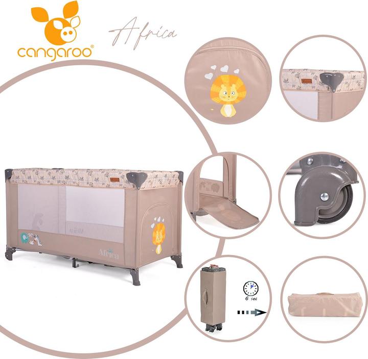Produktbild Cangaroo Reisebett Africa