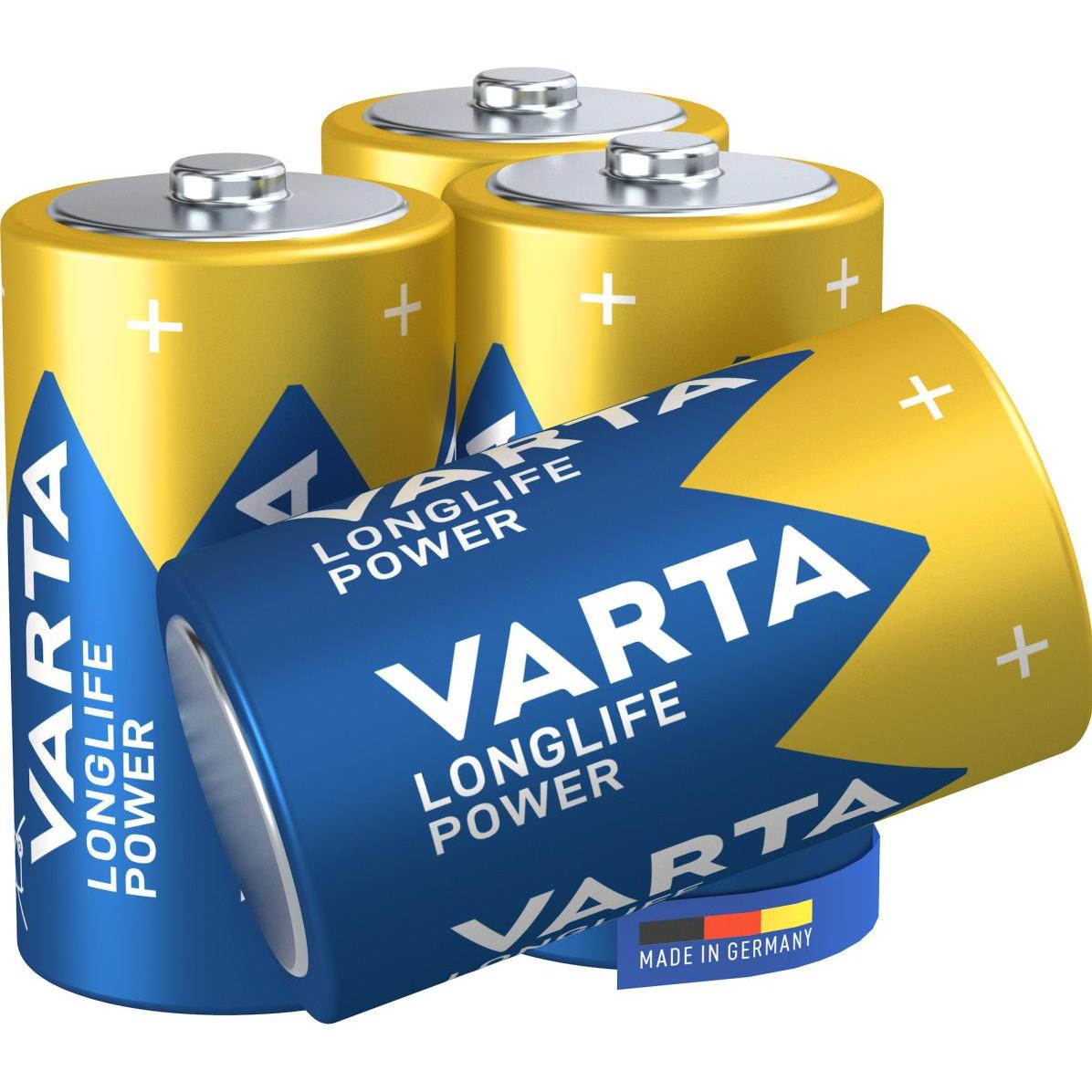 Thumbnail - Varta Longlife Power (4 Stk., D, 16500 mAh), Batterien + Akkus