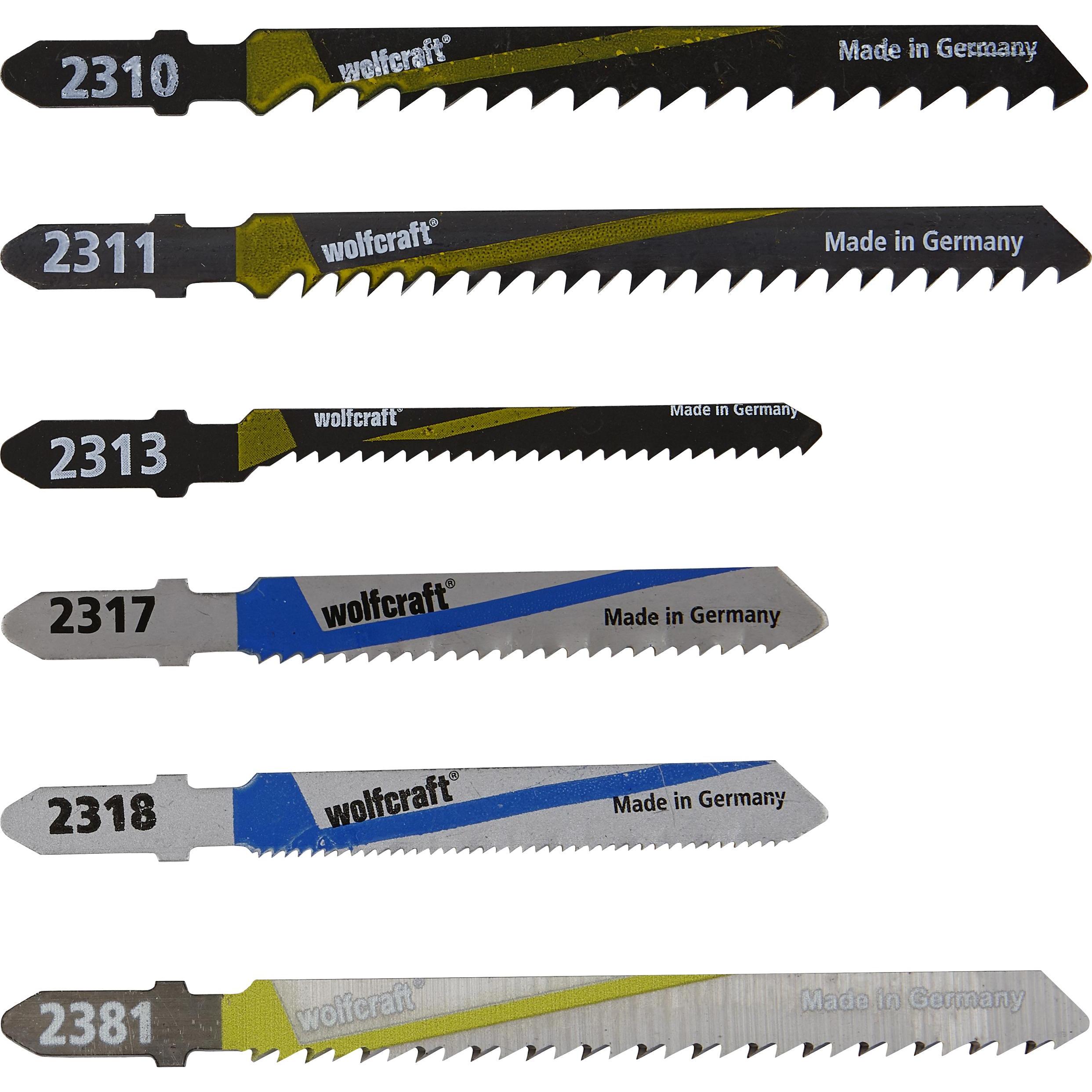 wolfcraft, Sägeblatt, 10 Stichsägeblätter 2358000 Ho