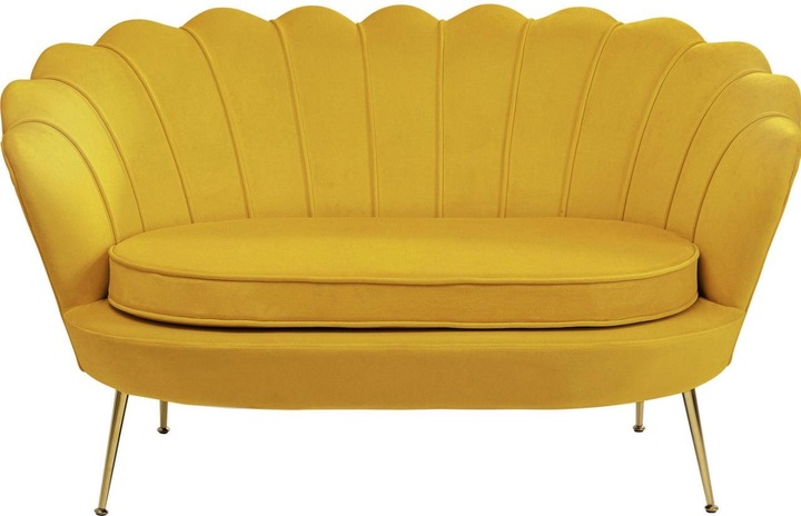 Produktbild Kare Design Sofa Water Lily 2-Sitzer Gelb 132cm (2-Sitzer)