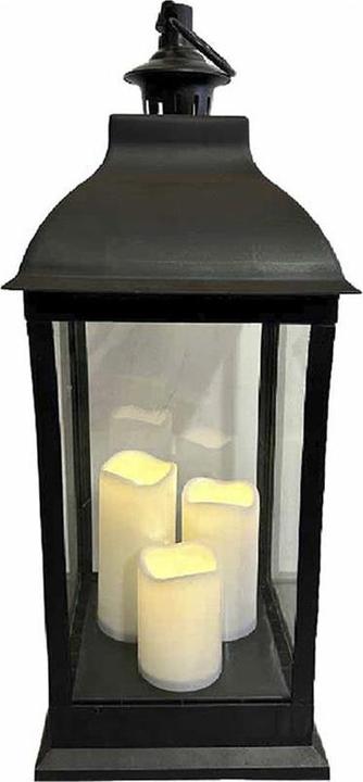 Fs-Star Lantern with 3 LED candle Hx60cm (1 x)