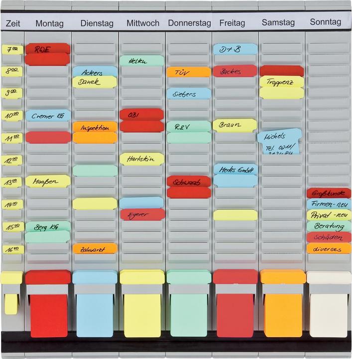 Franken Planningsbord 7träg.20fächer
