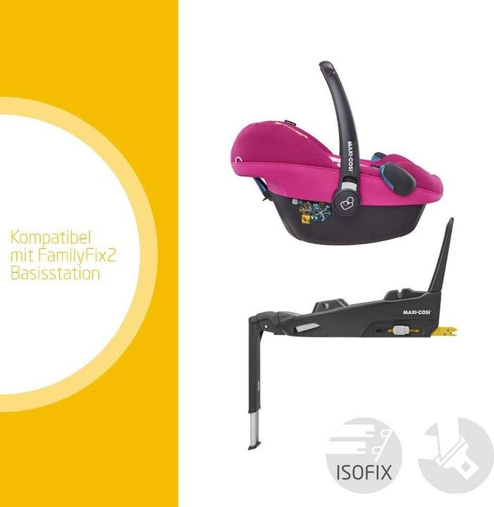 Immagine prodotto Maxi-Cosi Seggiolino auto per neonati con ISOFIX, i-Size e sistema di viaggio integrato (Seggiolino, ECE R129/i-Size Standard)
