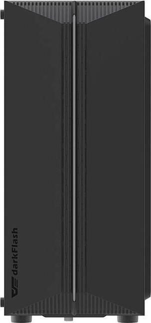 Image du produit Darkflash Tech DK151 boîtier d'ordinateur LED avec 3 ventilateurs (noir) (ATX, ITX, mATX)