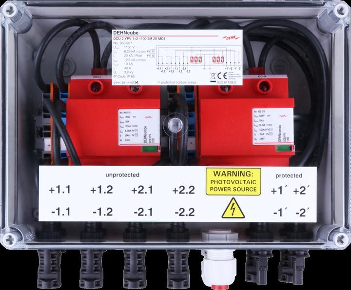 Produktbild Dehn GAK Typ 1+2 im Gehäuse IP6