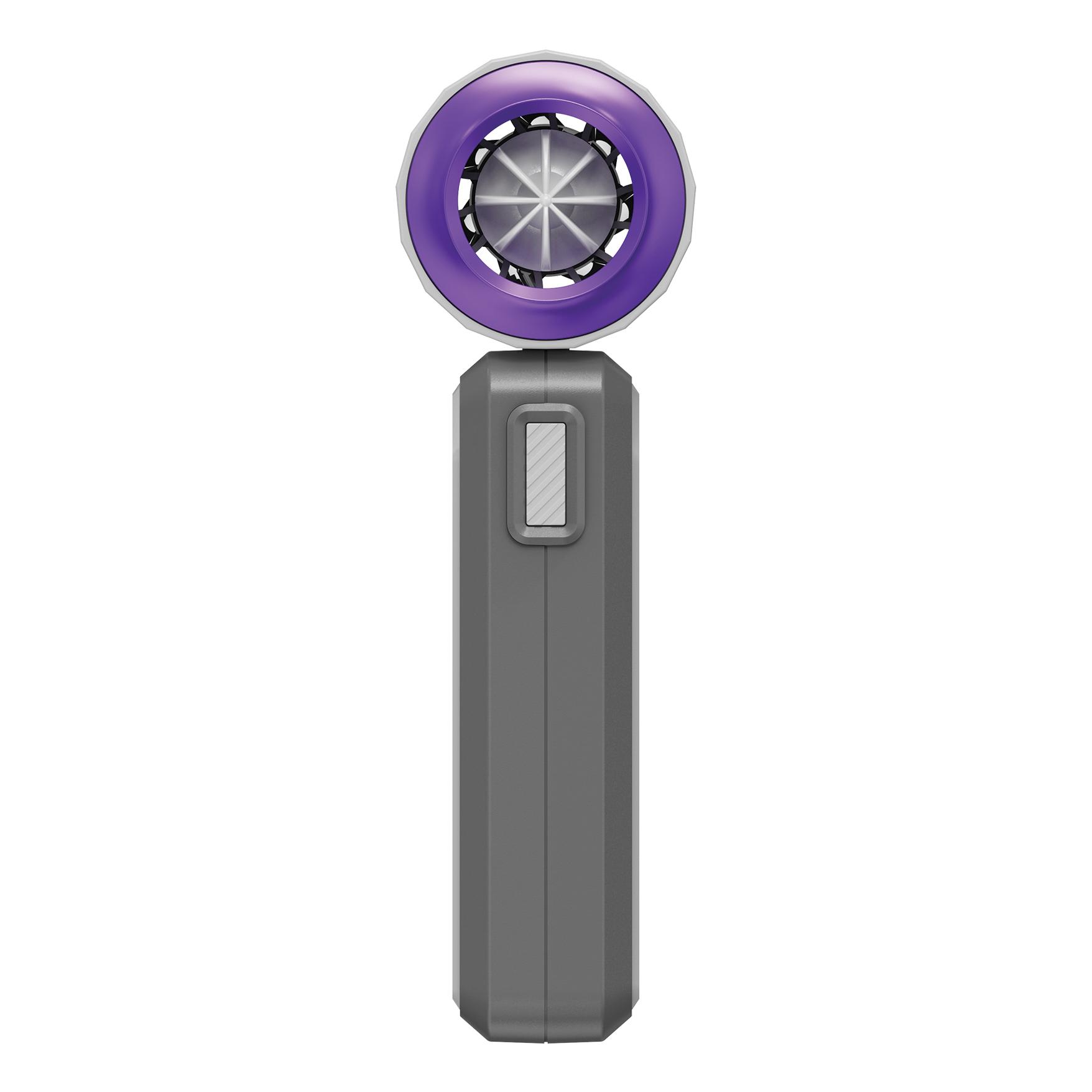 Verbatim Handventilator Cool'n'Go AirJet grau/lila, Ventilatore, Grigio, Viola