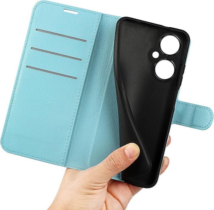 Actual product image Cover-Discount OnePlus North CE 3 Lite - Leather Case Cover light blue (OnePlus North CE 3 Lite)