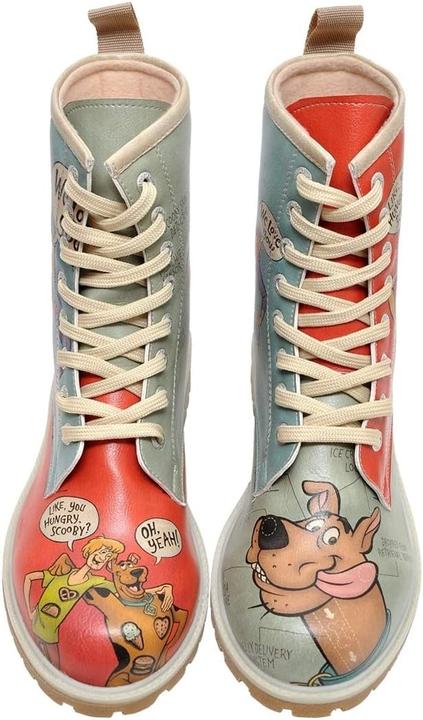 Image du produit Dogo Dames Long Boots Modieuze laarzen, rood (40)