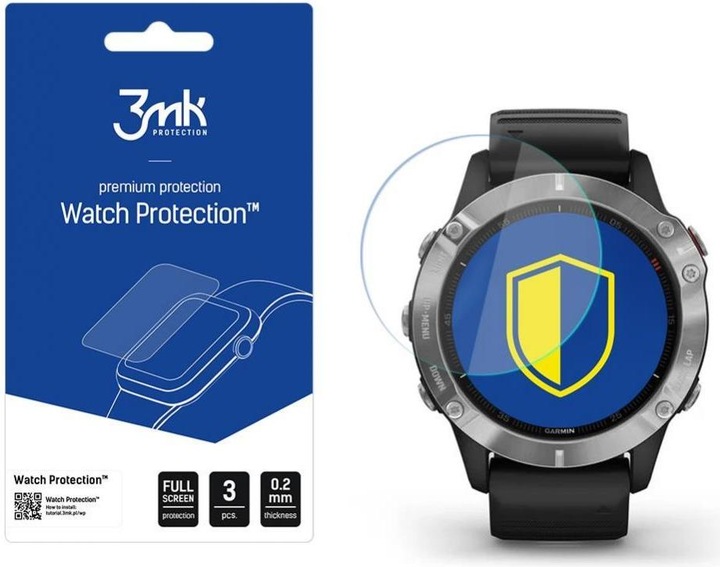 Immagine prodotto 3MK hybrid glass Watch Protection FG for Garmin Fenix 6
