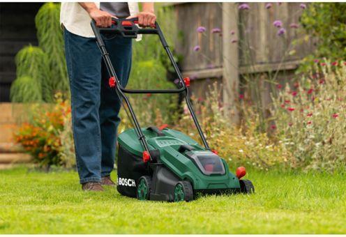 Actual product image Bosch Hausgeräte Rotak 18V-34 solo (Rechargeable battery operated)