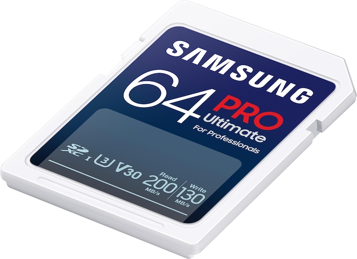Actual product image Samsung PRO Ultimate (64 GB, SDXC, U3, UHS-I)