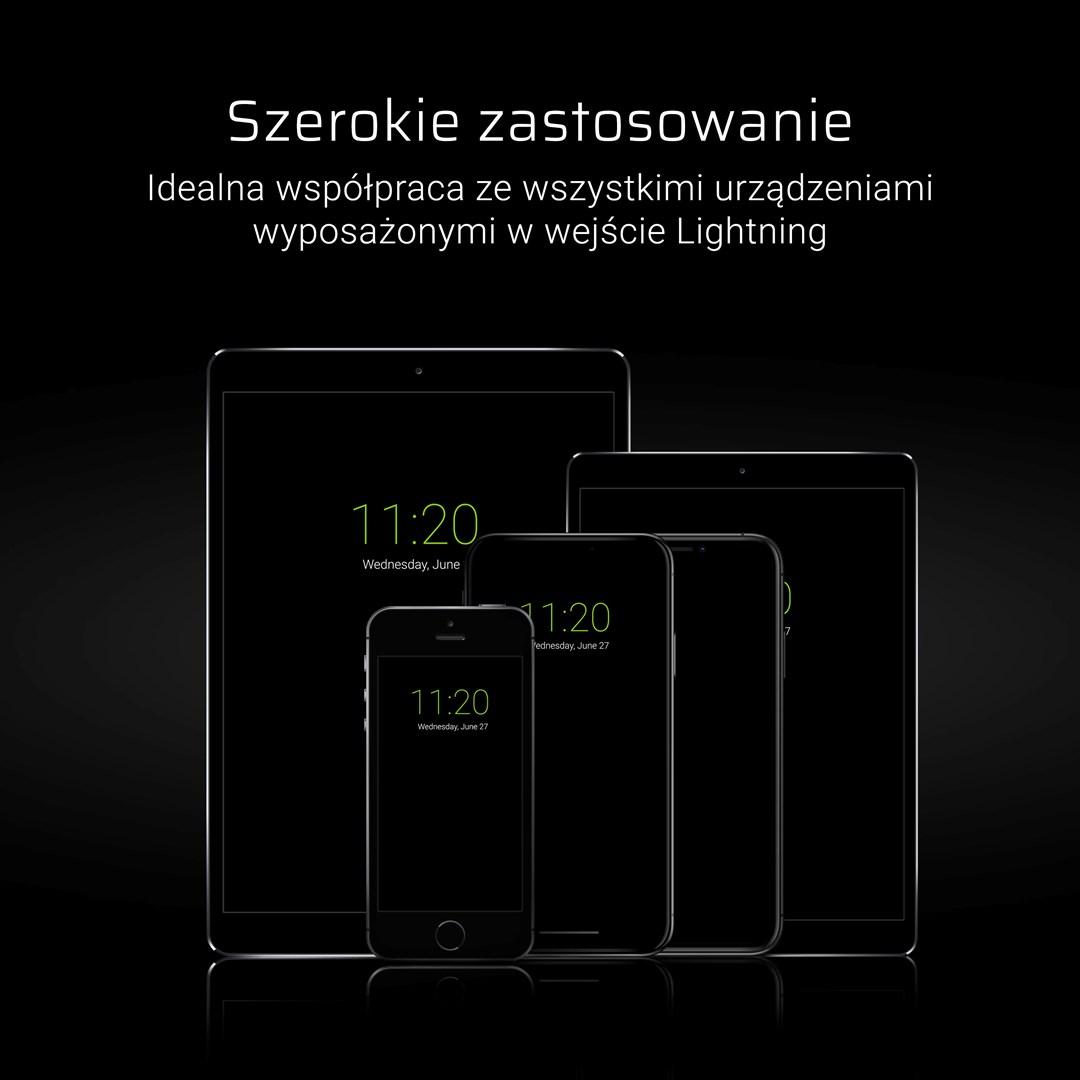 Thumbnail - GreenCell USB A — Lightning (0.25 m), USB Kabel