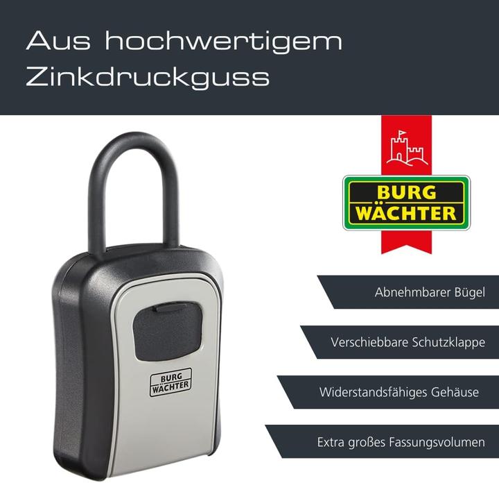 Produktbild Burg Wächter Schlüsselsafe KEY SAFE 50 SB
