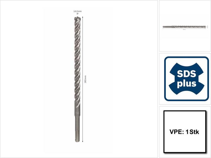 Image du produit Bosch Professional Zubehör Marteau perforateur SDS-plus-7x (14 millimètres)