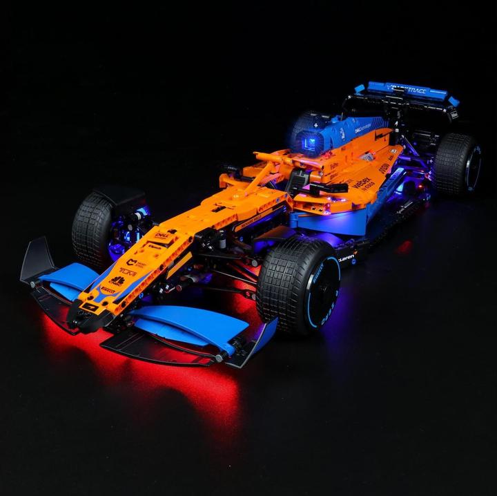 BrickBling LED Licht Set für LEGO McLaren Formel 1 Rennwagen (42141) inkl. Fernbedienung
