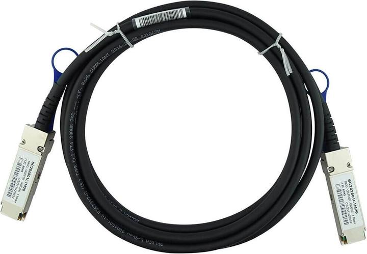 Image du produit BlueOptics H3C QSFP28-H100G-CU-3M câble compatible BlueLAN DAC QSFP28 SC282801L3M26