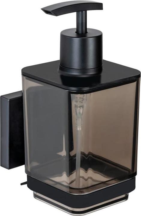 Image du produit Wenko Distributeur de savon Vacuum-Loc® Mod. Quadro Noir Fixer sans percer