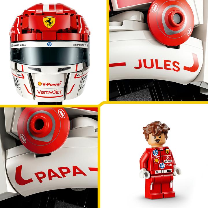 Produktbild LEGO Ferrari HP Charles Leclerc Helm (43014, LEGO Editions)