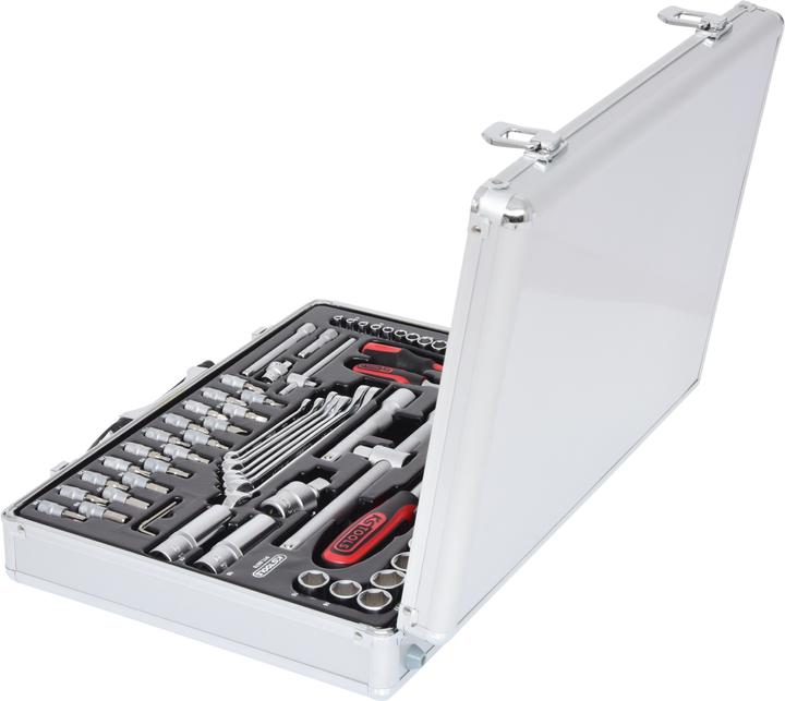 Actual product image KS Tools 1/4 +1/2 socket 70-pcs. (1/2", 1/4")