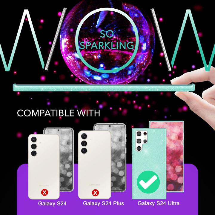 Image du produit Nalia Étui hybride pailleté (Samsung Galaxy S24 Ultra)