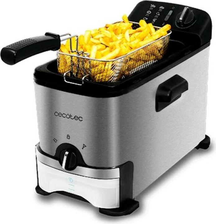 Cecotec Fryer compatible Cleanfry 3000 Pro filter 3L (Noir/Argent)