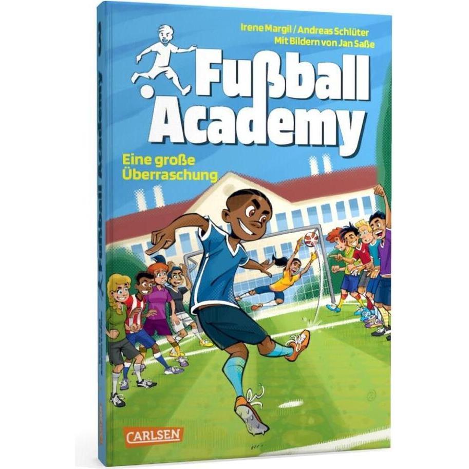 Thumbnail - Fussball Academy 3: Eine grosse Überraschung, Kinderbücher von Andreas Schlüter, Irene Margil