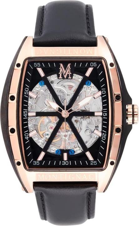 Actual product image Montignac Automatic Watch Tonneau (Skeleton watch)