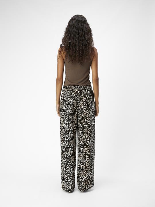 Image du produit Object Pantalon imprimé léopard à jambe large (Bande de fréquences 38 (2600 MHz))