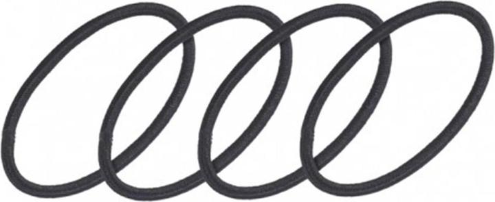 Caso Eurostil Closed Black Rubber Bands (Élastiques à cheveux)