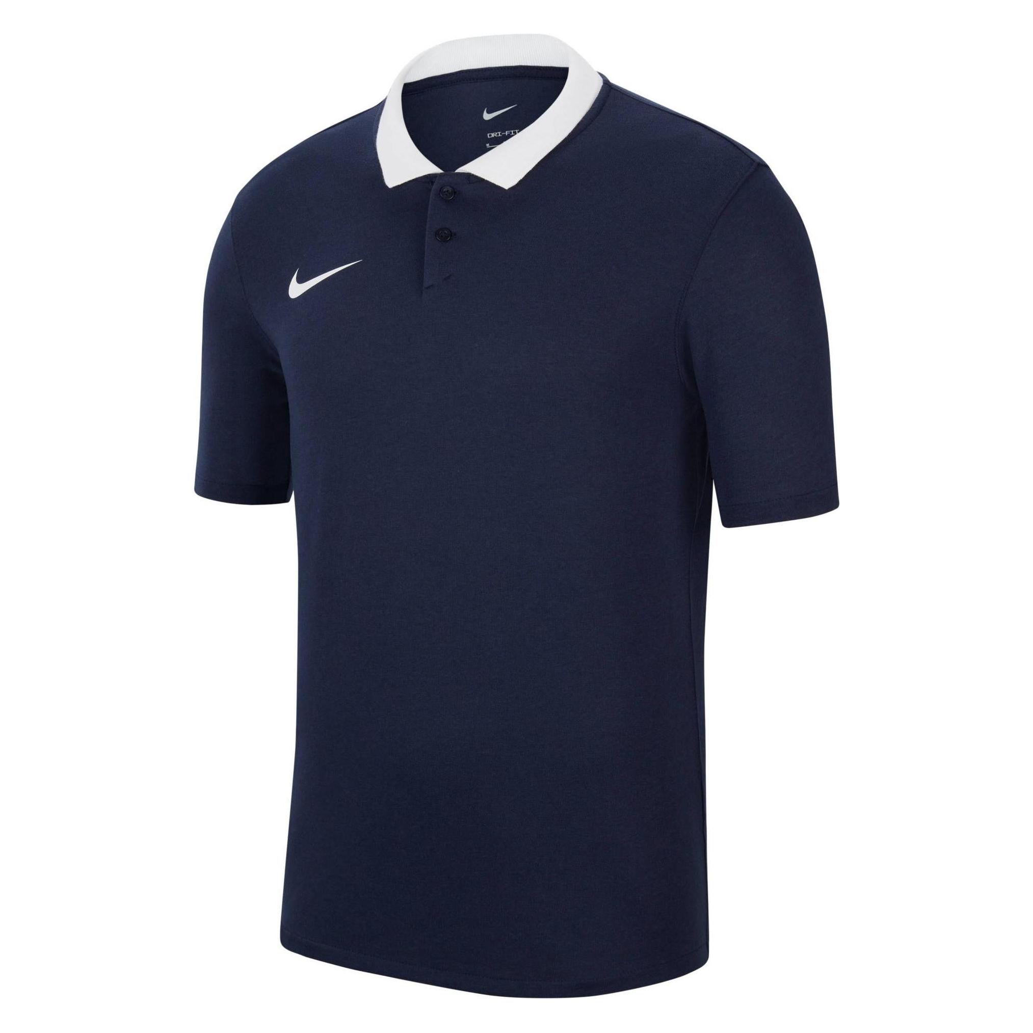 Nike, Mannen, Sportief Shirt, CW6933-451 Park 20 Poloshirt Heren Obsidiaan/Wit L (L), Wit, L
