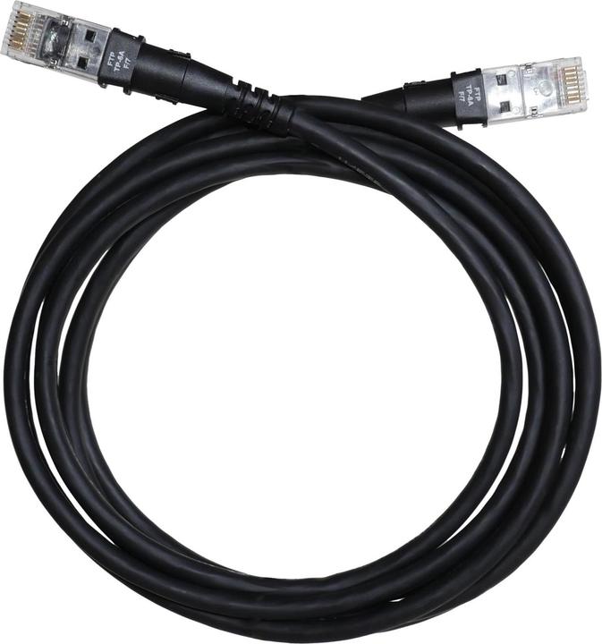 Produktbild PatchSee Patchkabel ThinPATCH Cat 6A, U/FTP, 1.8 m, Schwarz 10 Stück (U/FTP, CAT6a, 1.80 m)