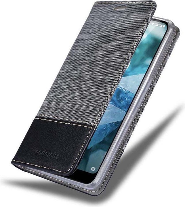 Produktbild Cadorabo Book Jeans Optik Cover (Nokia 7.1)