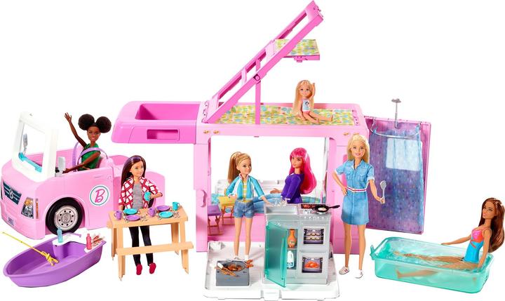 Actual product image Barbie 3-in-1 Super Adventure Camper with Accessories