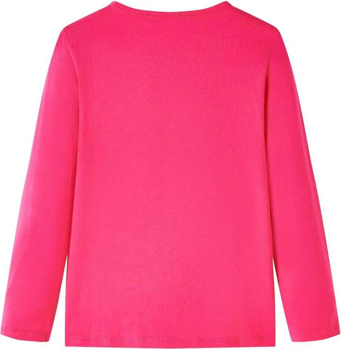 Immagine prodotto vidaXL Camicia a maniche lunghe per bambini rosa acceso 116,Materiale: 95% cotone (116)