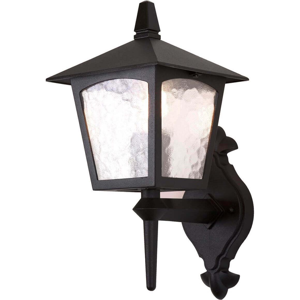 Elstead Lighting, Gartenbeleuchtung, York Aussen-Wandleuchte E27 44cm Schwarz IP43 (E27, IP43)