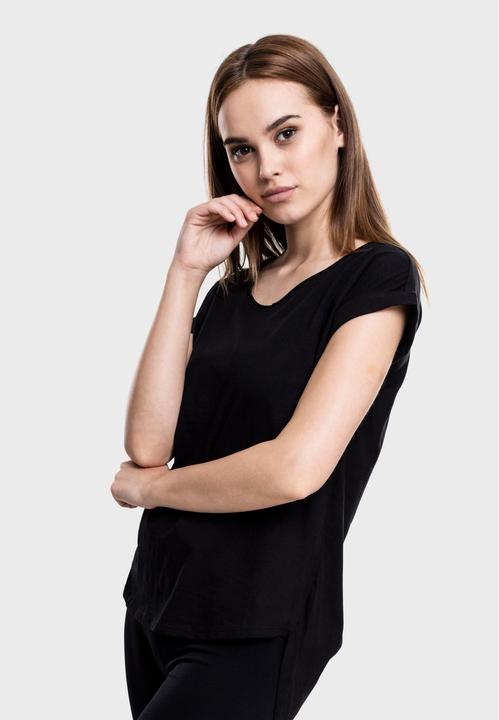 Immagine prodotto Urban Classics Tee lungo posteriore sagomato Slub da donna (M)