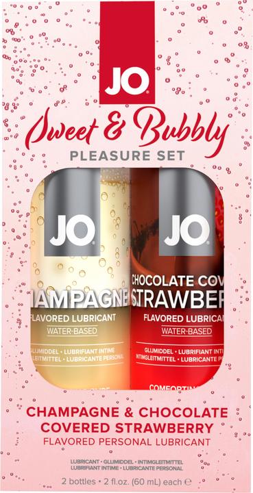 Produktbild System JO Sweet & Bubbly Set Champagne & Chocolate Covered Strawberry (20 ml)