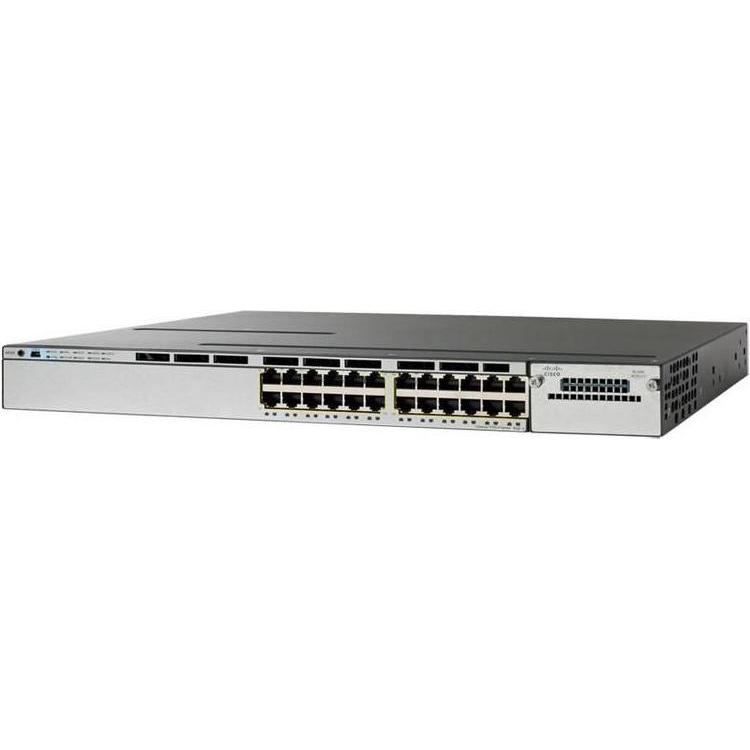 Cisco Catalyst 3750X 24 Port (24 Ports), Netzwerk Switch, Schwarz