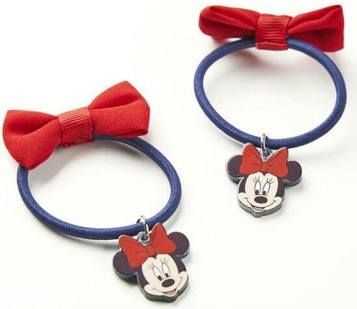 Immagine prodotto Cerda Scrunchies Minnie Mouse Rosso Blu Fiocco 2 Pezzi (Set di cravatte per capelli)