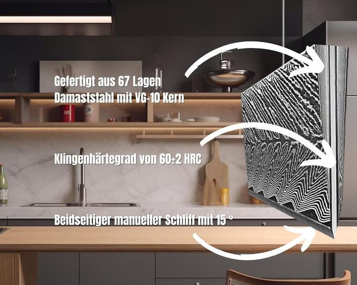 Produktbild Wakoli 6-teiliges Küchenmeser-Set