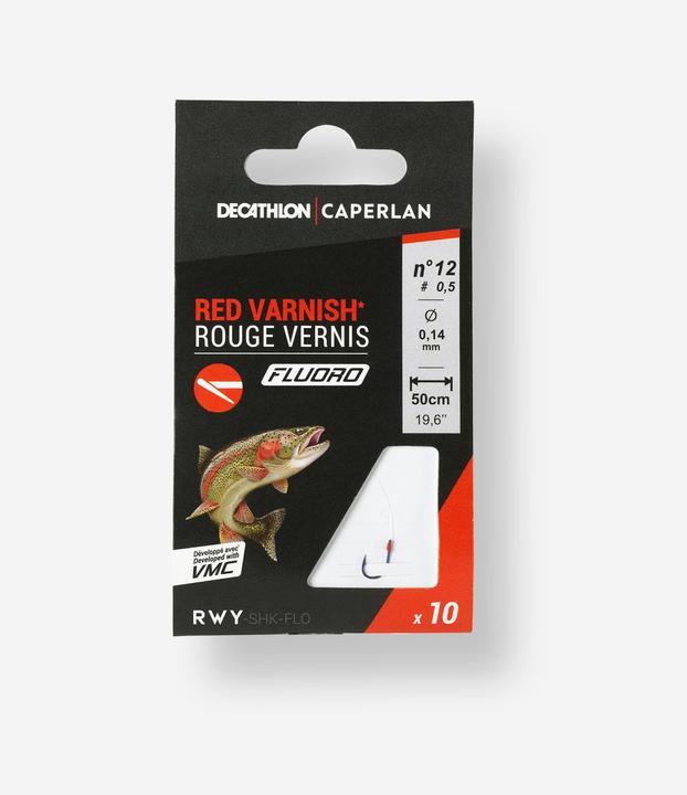 Actual product image Caperlan Hook tied for trout