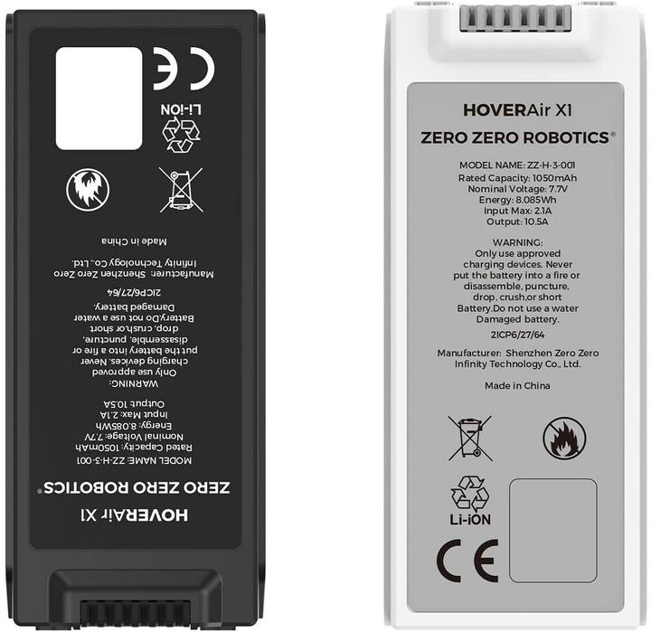 Actual product image HoverAir X1 additional battery WHI (Drone battery, HOVERAir X1)