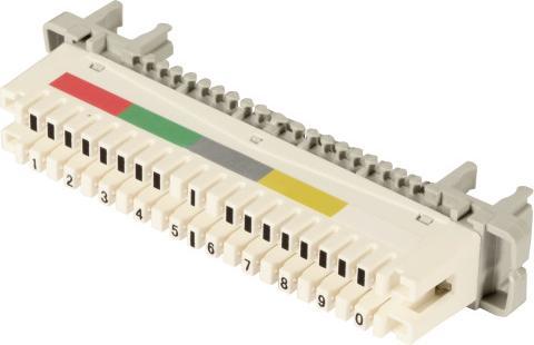 Actual product image EFB Elektronik LSA disconnection strip 2/10to 10DA for round bar mounting
