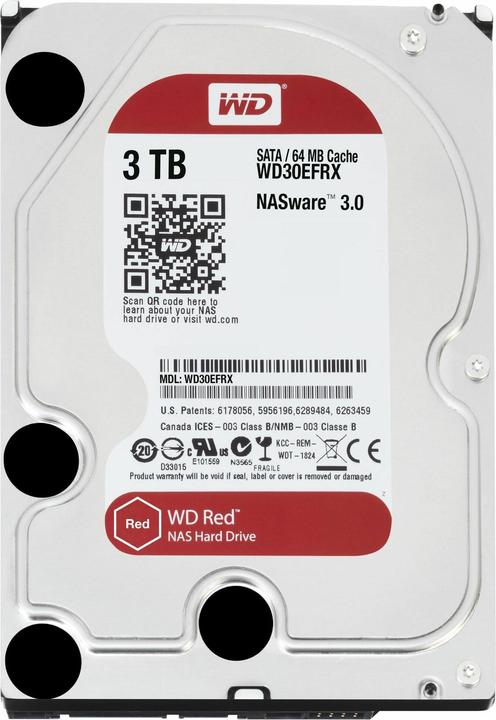 Productafbeelding WD Red (3 TB, 3.5", CMR)