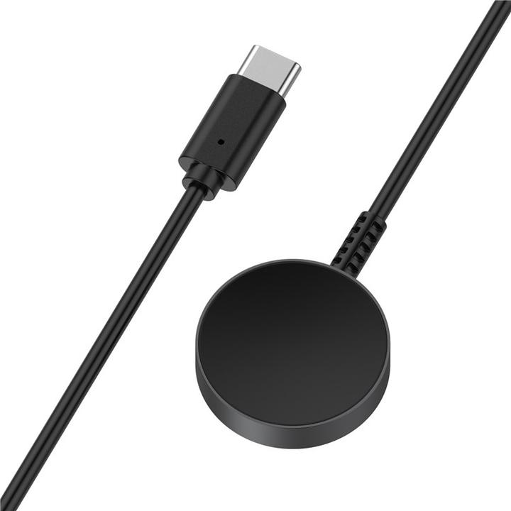Produktbild Deltalabs USB C Magnetisches Ladekabel 1m für Galaxy Watch 6/5/4/Active 2/1, Schwarz