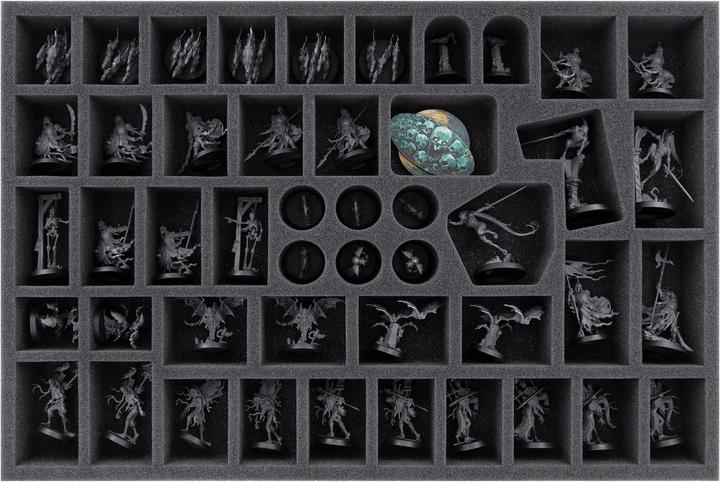 Image du produit Feldherr ORG054 - Kit mousse + organiseur pour Warhammer Quest : La Cité Maudite - Boîte de jeu de plateau