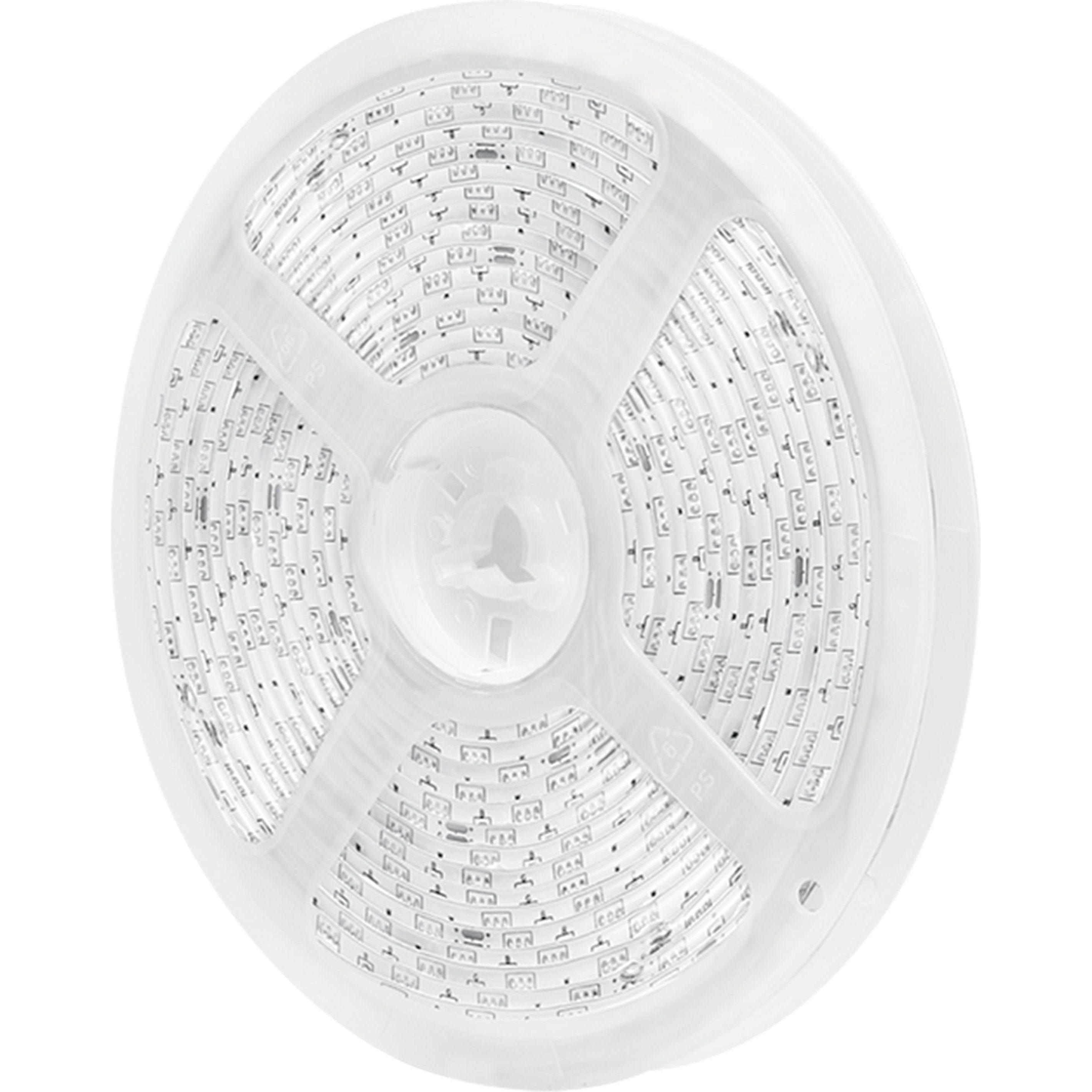 Thumbnail - LogiLink, LED Streifen, Wi-Fi Smart RGB-LED-Band, selbstklebend, Tuya kompatibel, 5 m (500 cm, Indoor)