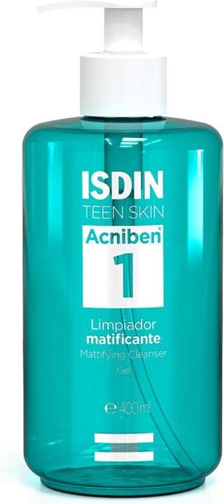 Isdin Acniben Acniben Mattifying Cleansing żel do mycia twarzy 400ml (Gel, 400 ml)