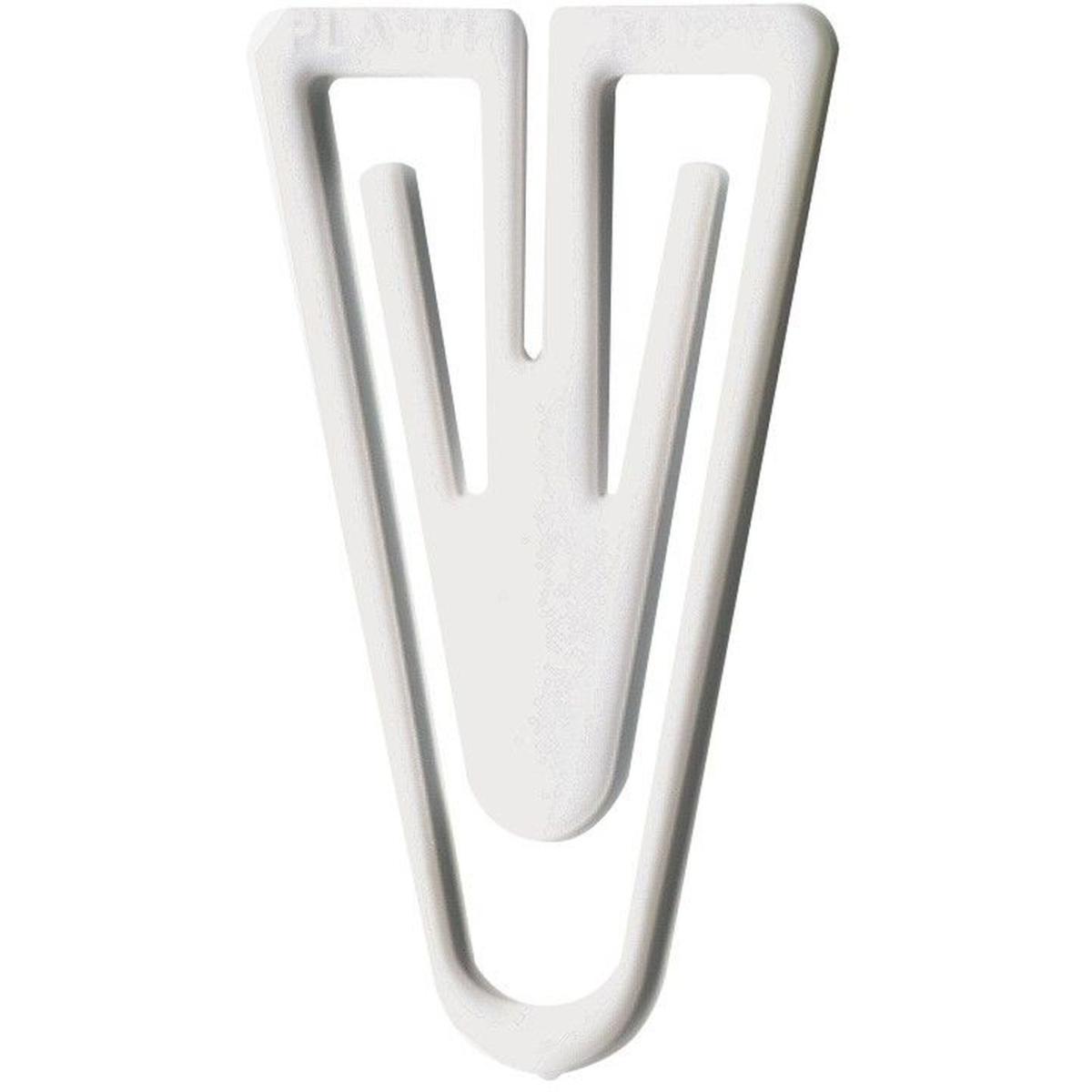Laurel, Büroklammer, Büroklammern Plastiklips 35mm VE=100 Stück weiss (1 x)