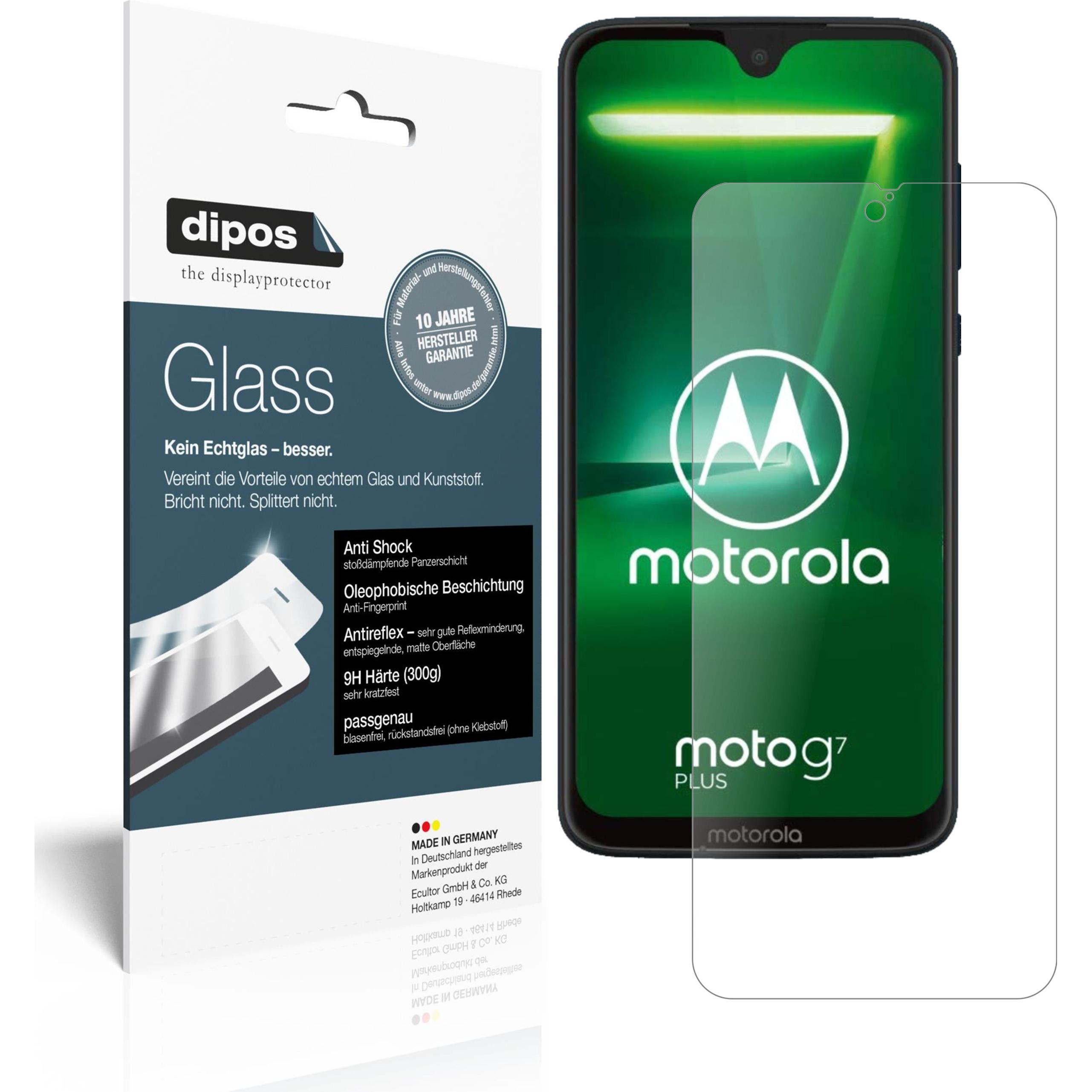 Thumbnail - Dipos Displayschutz Anti-Shock (2 Stück, Motorola Moto G7 Plus), Smartphone Schutzfolie, Transparent
